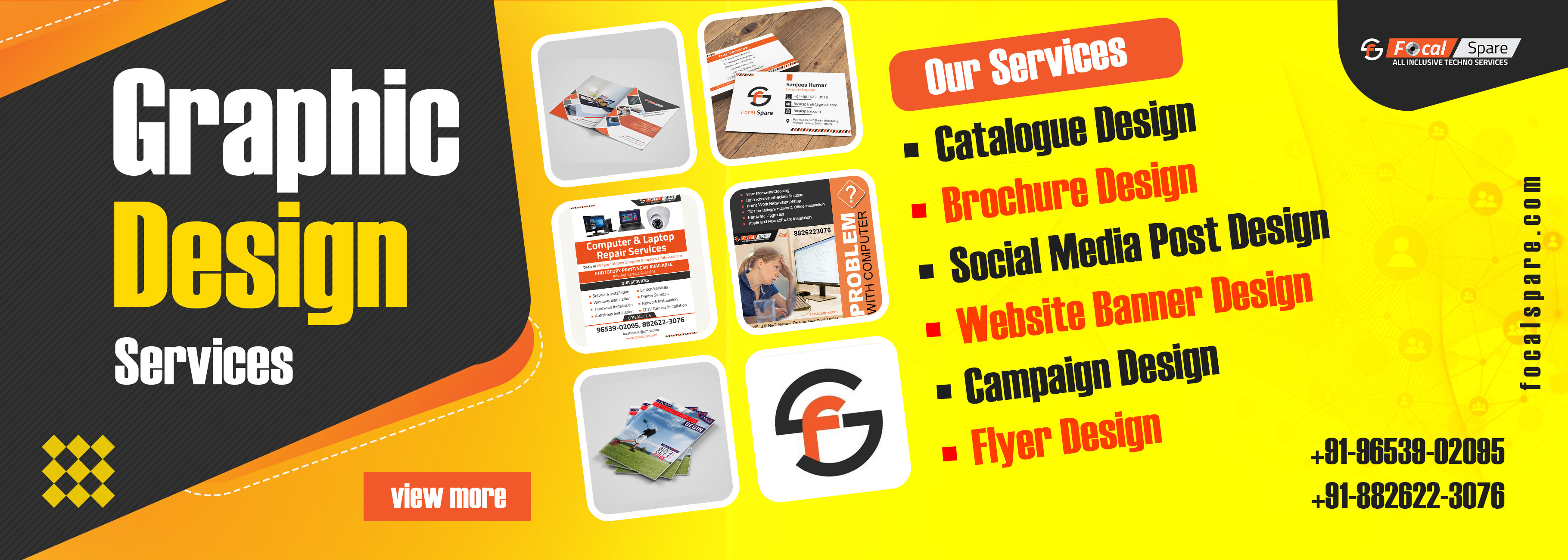 Focal Spare Graphic Desgin Services Delhi